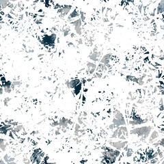 Seamless navy blue and white abstract grungy seamless surface pattern design for print. High quality illustration. Texture for background or textile or fabric or wallpaper or interior design.