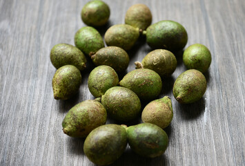 Pometia pinnata, with common names including matoa, taun tree, island lychee, tava, Pacific lychee is a large tropical hardwood and fruit tree species,  of the plant family Sapindaceae.