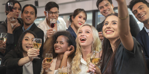 business person team group meeting discussion with partner teamwork for corporate working plan