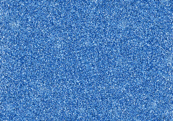 Seamless blue sequins texture isolated on blue background. Sparkle blue confetti decoration design.