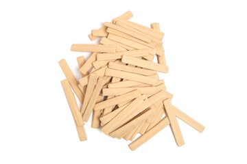 Cookie sticks on a white background.