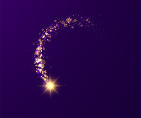 Glittering star dust lights