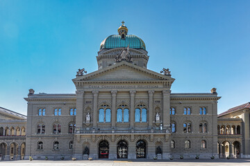 Obraz premium Bundeshaus der Schweiz, Bern, Nord Fassade