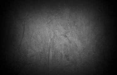 Old wall texture cement dark black gray  background abstract grey color design are light with white gradient background.