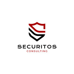 Letter S security logo vector icon illustration modern style for your business