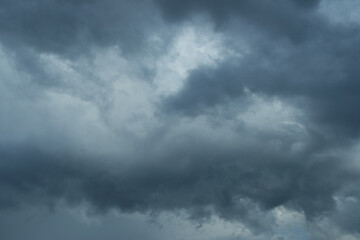 Fototapeta na wymiar Gloomy storm rain clouds background.