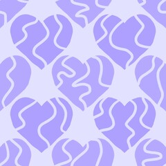 Seamless valentines pattern with hearts for postcard and gifts and cards 