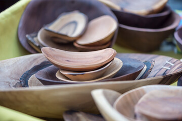 Handmade crafts selling on the Chrstmas marketplace