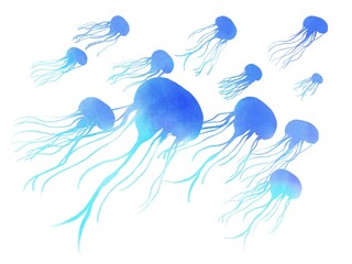 空を翔るクラゲ © チヒロ サワネ