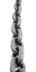 Fototapeta premium Industrial chain close up.