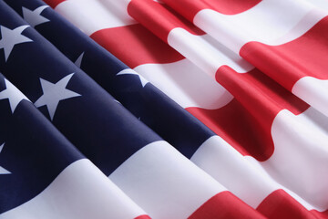 Background, flag United States of America.