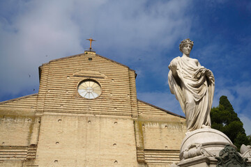 Naklejka premium Porto San Giorgio, Fermo province: historic buildings
