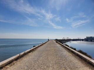 Obraz premium pier in the sea