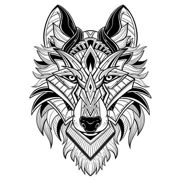 Tribal Wolf Tattoo Images – Browse 17,466 Stock Photos, Vectors, and ...