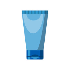 cosmetic bottles isolated on white background