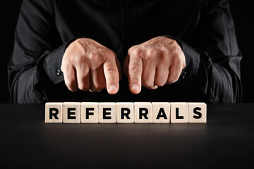 Business reference or recommendation marketing and advertisement