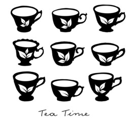 Tea Time. Hand drawn a cup of tea.	