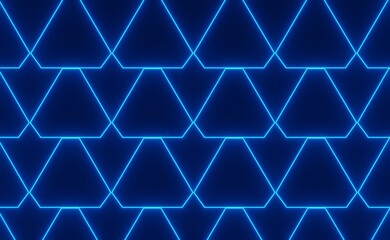 Obraz na płótnie Canvas 3d render of RGB neon light on darkness background. Abstract Laser lines show at night. Ultraviolet spectrum beam scene
