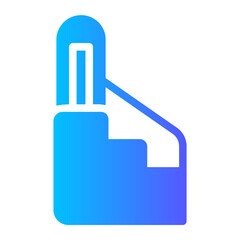 Obraz premium islamic minbar gradient icon