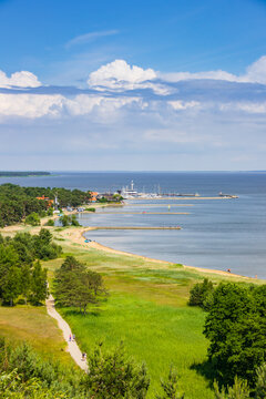 View from the highest dune over the curonian Spit, Lithuania