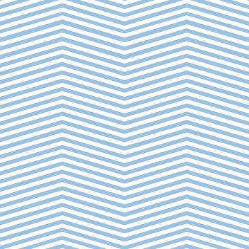 Seamless pattern of white and light blue lines in a zig-zag shape. Use for printing on banners, clothing, texit, wallpaper, wrapping paper, social media posting and more