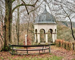 Solingen, viewing pavilion above the Wupper.