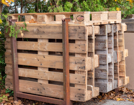 Pallet with Euro pallets in the transport sector