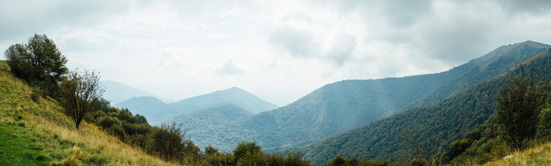 Walk in the mountains of Canzo, Italy