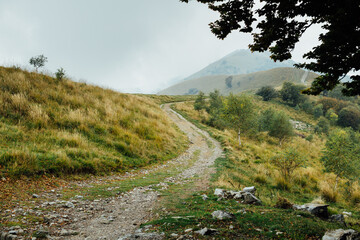 Obraz premium Walk in the mountains of Canzo, Italy