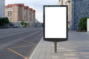 Street poster billboard mock up