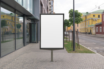 Street poster billboard mock up