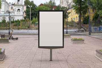 Street poster billboard mock up