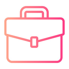 Suitcase gradient icon