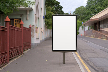 Street poster billboard mock up