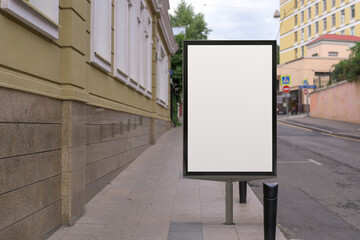 Street poster billboard mock up