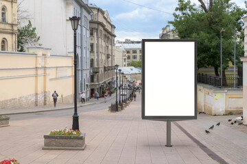 Street poster billboard mock up