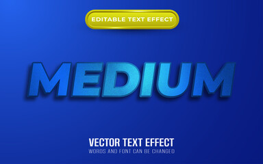 Medium editable text effect