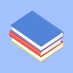 book 3d rendering illustration