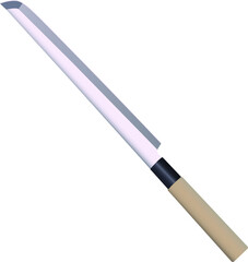 kitchen knife isolated on white background, Vector illustration, chef knife, Cutlery icon set