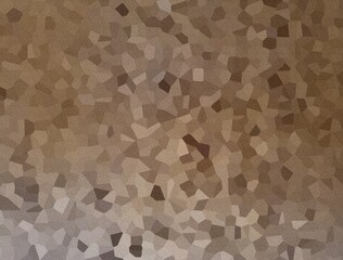 Abstract brown geometric polygon in brown with smooth grain noise