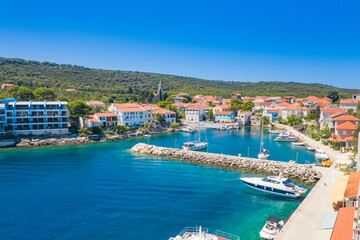 Naklejka na ściany i meble Picturesque town of Bozava on the island of Dugi Otok in Croatia