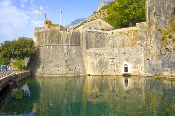 Gurdic Bastion in Old Town in Kotor, Montenegro