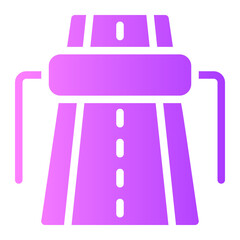 highway gradient icon