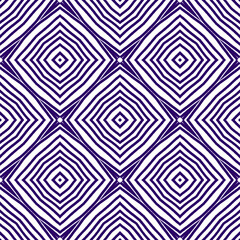 Obraz premium Arabesque hand drawn pattern. Purple symmetrical