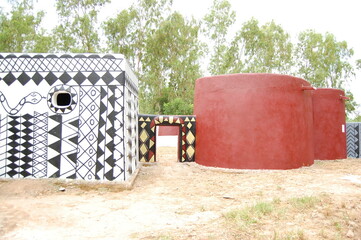 Un style d'habitat traditionnel du Burkina faso 