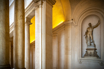 Palacio Venecia  de estilo barroco en Roma Italia