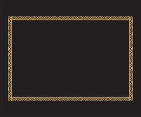 artistic creative golden heart border
