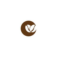 coffee bean icon vector