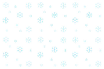 Abstract background. Snowflakes seamless pattern. Winter minimalism design. Blue.