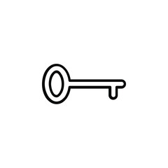 Key Line Icon, Vector, Illustration, Logo Template. Suitable For Many Purposes.